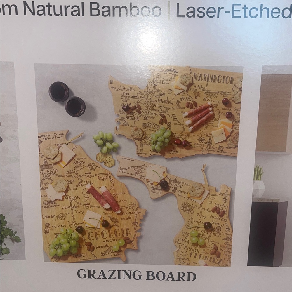 ❤️NEW!!!❤️ Totally Bamboo Destination California State Shaped & Cutting Board. - Picture 5 of 8